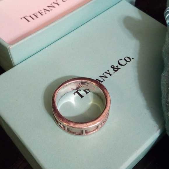 🩷HP❤️ / Rare Tiffany & Co. Sterling Silver Atlas Ring - Picture 6 of 7